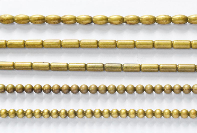 Gold hollow spheres, copper beads Jewelry Hollow Bead Production Solution