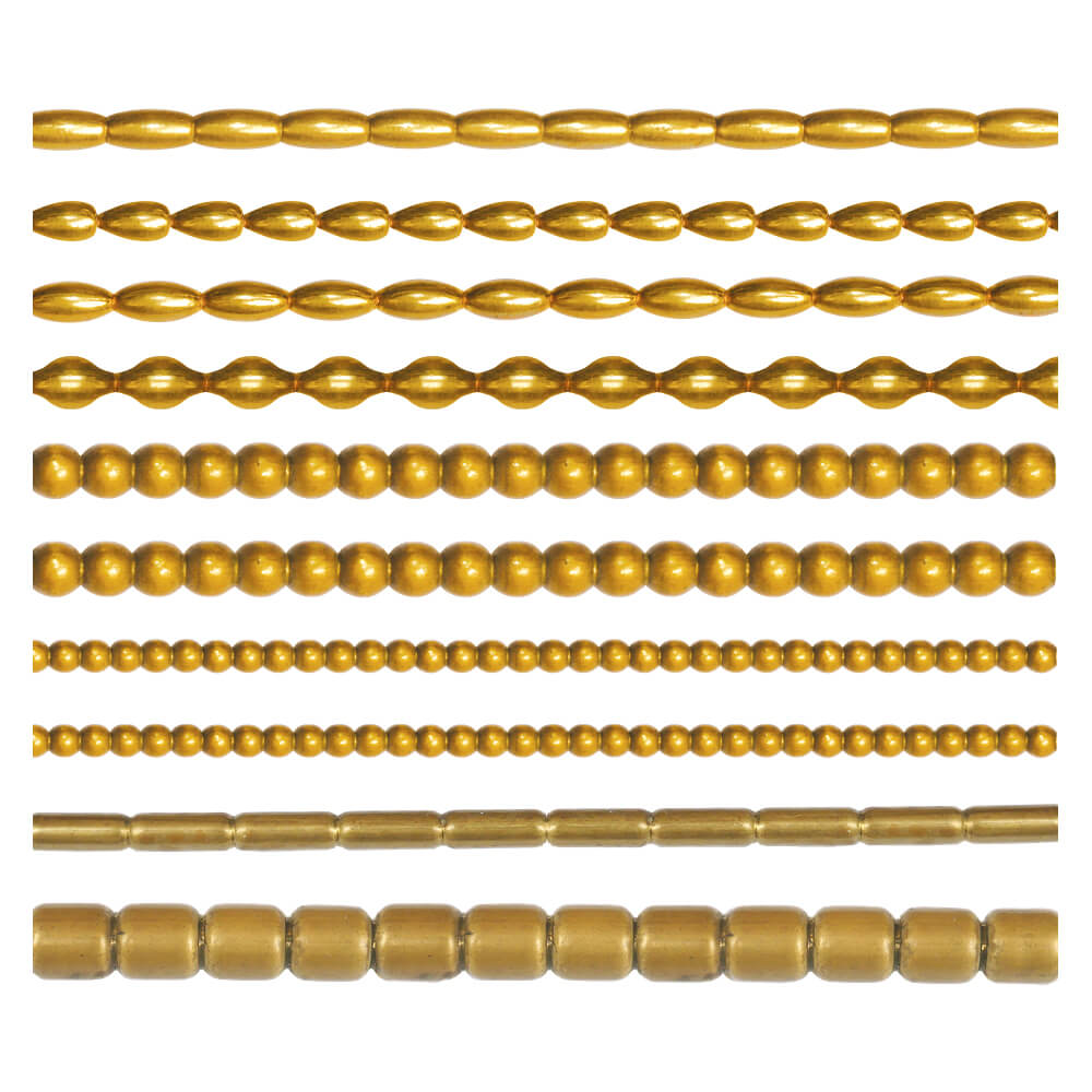 Gold and silver balls Bead